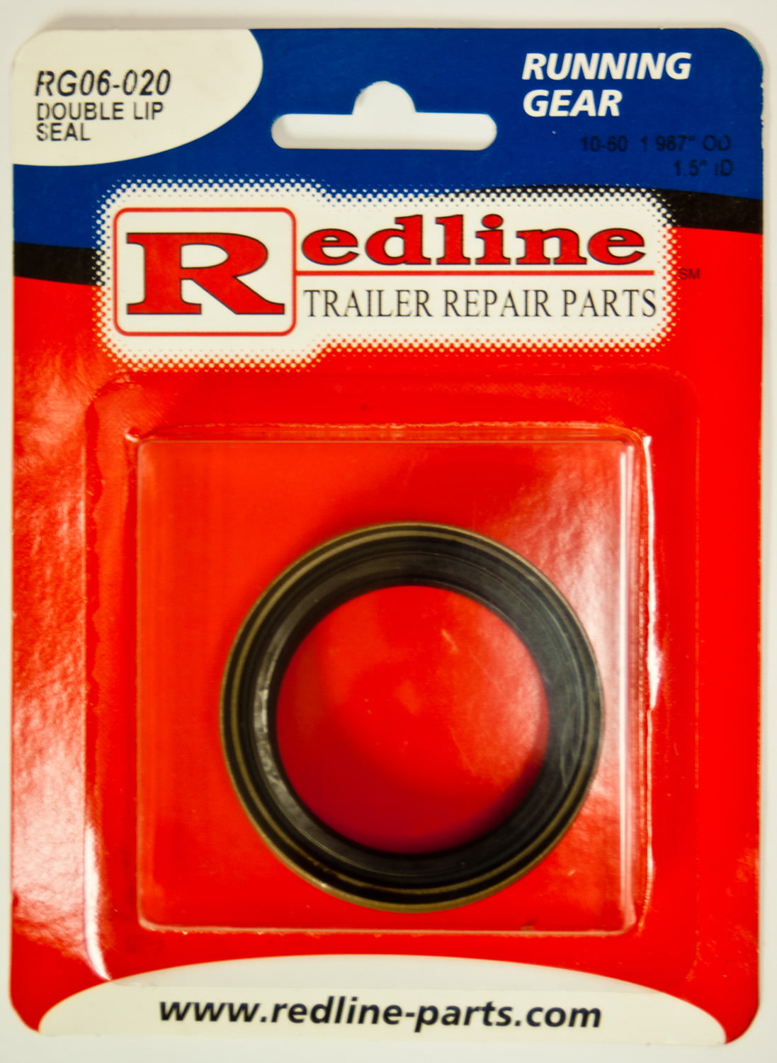 Redline RG06-020 Double Lip Trailer Seals 10-60 1.987