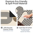 thumbnail image 4 of Decorative Boho Pattern Extra Large Anti-Slip Mahjong Mat 31.5x31.5 Inch Rubber Surface with Noise Reduction for Board Games and Game Room Decor, 4 of 7