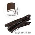 thumbnail image 2 of Weather Stripping Seal Strip, 14mm x 17mm x 6.5 Meters Long Self-Adhesive Backing Seals Foam for Doors/Window, 2 of 7