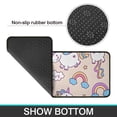 thumbnail image 6 of Cute Unicorn Rainbow Cloud Pattern Kitchen Rugs Sets Of 2,Anti Fatigue Kitchen Mat Rugs Non Slip Washable,Decorative Kitchen Floor Mats for Kitchen,Sink,Laundry,17"X30"+17"X47", 6 of 7