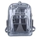 thumbnail image 4 of Mochila transparente resistente al agua Perfecl PVC 30 cm x 16 cm x 44 cm GRIS, 4 of 4