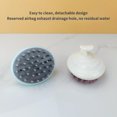 thumbnail image 4 of Portable Hair Scalp Massager Shampoo Brush Handheld Round Remove Dandruff Scalp Massager Clean Shower Brush Care Hair Tool, 4 of 9
