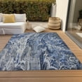 thumbnail image 6 of Addison Rugs Chantille Indoor/Outdoor Contemporary Abstract Blue Washable Rectangle Rug, 5' x 7'6", 6 of 6