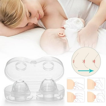 SSKFHGI Nipple Corrector 1 Pair Of Inverted Nipple Corrector Sunken Flat Short Teenage Pregnant Women Lactation Nipple Breast Correction Traction Device
