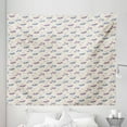 thumbnail image 1 of Vintage Airplane Tapestry, Colorful Aircrafts on Notebook Background Adventure Exploration Theme, Fabric Wall Hanging Decor for Bedroom Living Room Dorm, 5 Sizes, Multicolor, by Ambesonne, 1 of 1