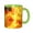 Green, variant on Cute Chicken Coffee Mug Fun Custom Ceramic Mugs 11oz Black