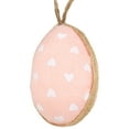 thumbnail image 5 of Northlight Fabric Pastel Easter Egg Ornament Decorations - 5.75" - Set of 6, 5 of 7