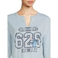 thumbnail image 2 of Stitch Juniors' Cropped Graphic T-shirt with Short Sleeves, Sizes XS-3XL (Juniors), 2 of 5