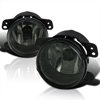 Spec-D Tuning Smoke Lens Fog Lights + H8 Bulbs Included Compatible with Chrysler 300/Touring/Limited 2005-2010, 07-10 Wrangler, L+R Pair Assembly