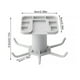 thumbnail image 5 of Billuyoard Soporte giratorio para utensilios colgantes, colgador giratorio para cuchara, soporte colgante multifuncional para cocina Almacenamiento y organización del hogar Gris Billuyoard HA7792-03B, 5 of 6
