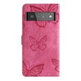 thumbnail image 2 of Compatible avec Google Pixel 6 Pro Étui Papillon Embossé avec Portefeuille et Support, 2 of 5