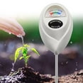 thumbnail image 4 of Cevemin Soil Moisture Meter for Gardening, Water Sensor - White Plastic and Metal Plant Hydration Tester for Indoor and Outdoor Use, 4 of 6
