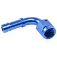 thumbnail image 3 of JEGS AN to 90-Degree Hose Barb  Adapter Fitting [-6 AN Female to 3/8 in. I.D. Hose, Blue], 3 of 6