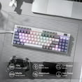 thumbnail image 2 of Redragon K655 75% RGB Wired Mechanical Gaming Keyboard, 78 Keys Hot-Swap Mechanical Keyboard w/Aluminum Cover Board, Upgraded Socket and Onboard Macro/Media Keys, Quiet Linear Red Switch, 2 of 8