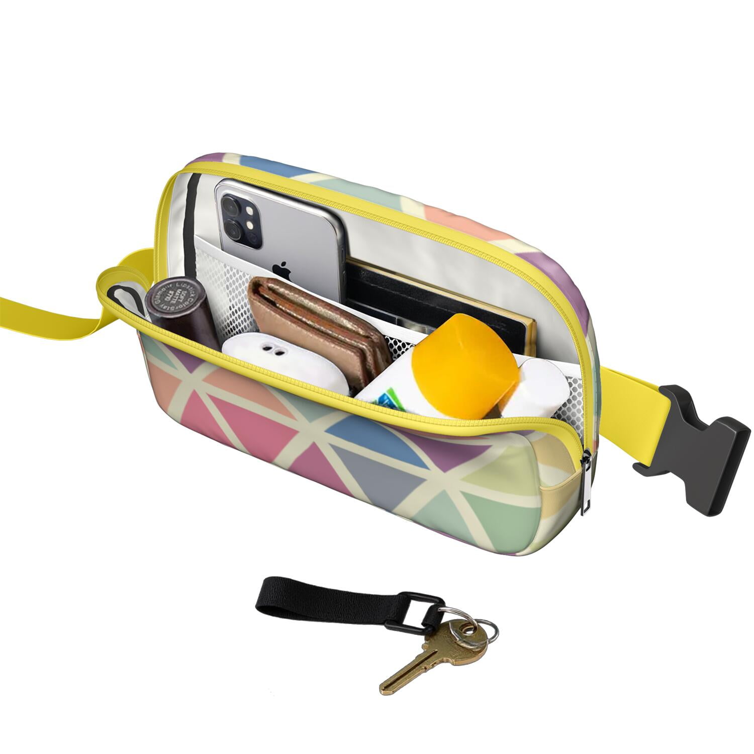 Rustic Plaid Fanny Pack – Farmhouse Style Belt Bag with Classic Buffalo Plaid Design