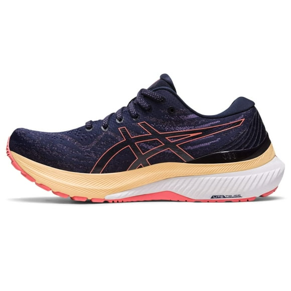 ASICS Women's Gel-Kayano 29 Running Shoes, 6.5, Midnight/Papaya