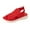 Red, variant on HBGVBA Womens Summer Sandals Knitted Mesh Hollow Out Breathable Soft Sole Summer Casual Lightweight Shoes 40