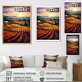 thumbnail image 4 of Designart "Sunset Over The Vineyard II" Vineyard Floater Framed Wall Art Prints, 4 of 5