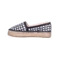 thumbnail image 3 of Womens Kate Spade New York Leela Platform Espadrilles, Black/White, 3 of 5