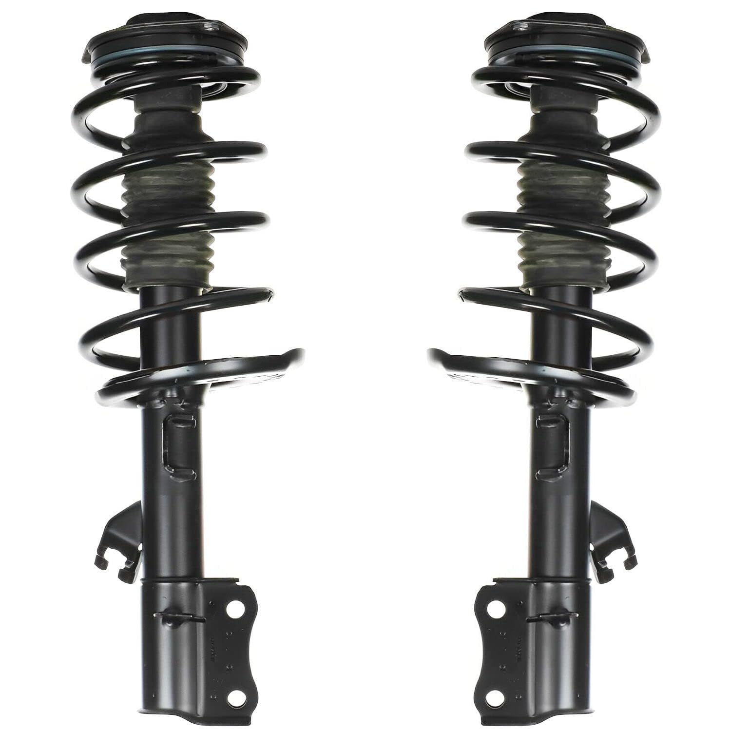 Detroit Axle - Front Struts w/Coil Springs Rear Shock Absorbers Sway Bars Outer Inner Tie Rods Replacement for 2014-2016 Nissan Sentra - 10pc Set