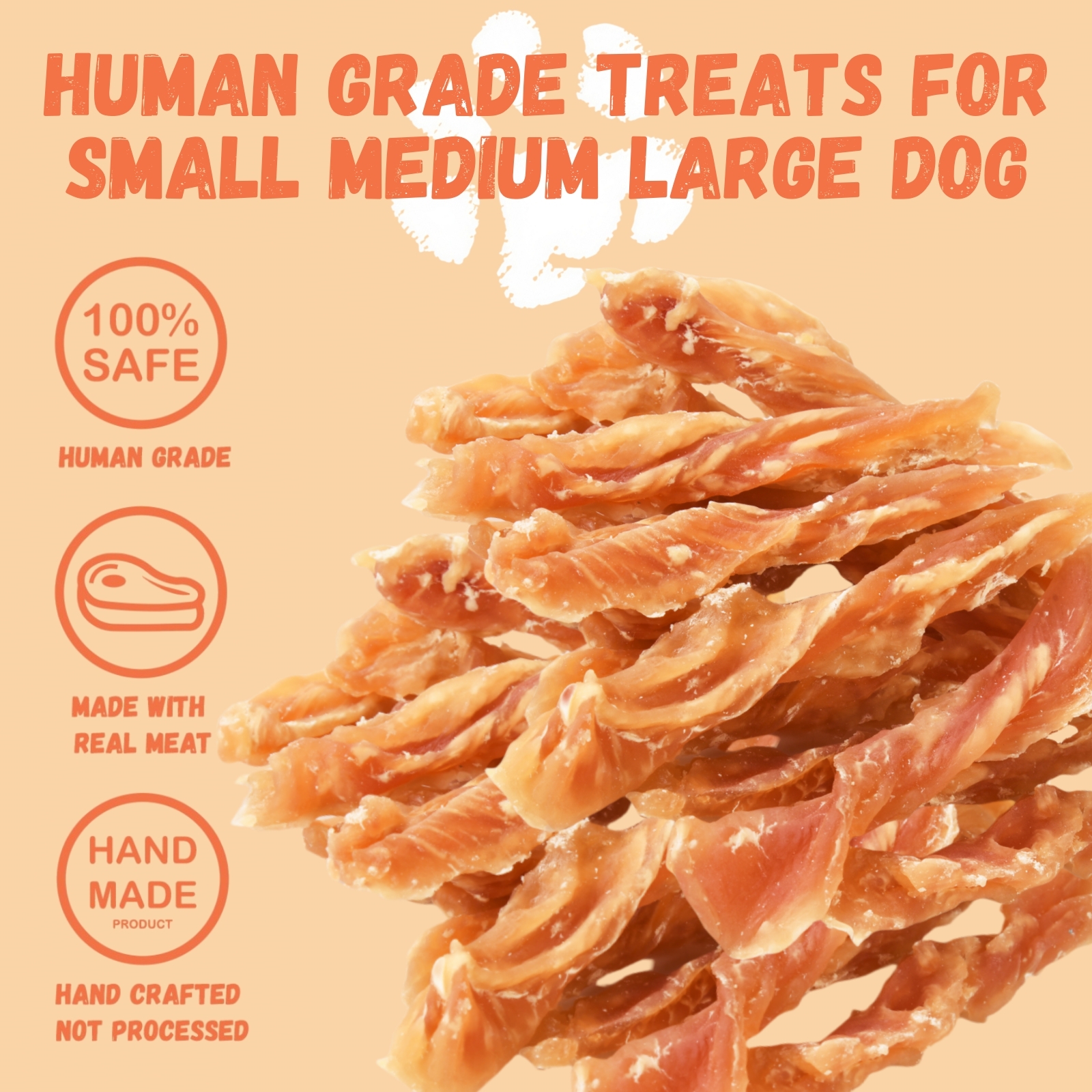 Pawmate Chicken Jerky Dog Treats, 27-30 Count, 11 oz photo 6