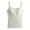 White, variant on Workout Tank Tops for Women with Built In Bra Women's Solid Color with Chest Bra One Tank Top Sleeveless Gym Tops Seamless Racerback Athletic Yoga Shirts White Xxl