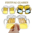 thumbnail image 3 of FRCOLOR 3 Pairs Novelty Glasses Funny Props Hawaiian Wine Glasses 16.40X14.30X10.30CM, 3 of 8