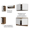 thumbnail image 4 of Cocina Integral 240cm Glamy Madesa 10 Marrón/Blanco, 4 of 5
