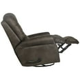 thumbnail image 4 of Catnapper Marge Swivel Glider Recliner in Gray Polyester Fabric, 4 of 8