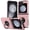 Pink, variant on For Samsung Galaxy Z Flip 6 Case Rubberized Matte Magnetic Ring Stand Hybrid