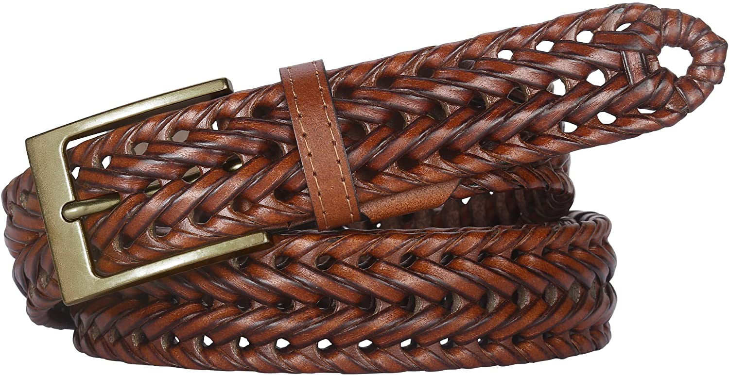 Mens Belt,Lavemi Leather Woven Braided Belts for Men Casual Jeans Dress Golf,Gift Boxed 