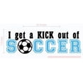 thumbnail image 2 of Kick Out of Soccer Wall Decals Stickers Vinyl Lettering Art Sports Boy Bedroom Decor 2color 23x7-Inch, Black/Ice Blue, 2 of 6