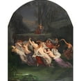 thumbnail image 2 of Mihael Stroj 20x24 Gold Ornate Framed and Double Matted Museum Art Print Titled - Vilinski Ples, 2 of 4
