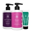 thumbnail image 1 of Arata Advanced Curl Care Curly Hair Combo | With Shampoo (300 ML), Rinse-Out Conditioner (300 ML) & Leave-In Conditioner (100 ML) | Hibiscus Extract, Coconut Wa, 1 of 5