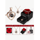 thumbnail image 2 of Conjunto Collar Rosa Eterna, Di Te Amo En Varios Idiomas Color Rojo, 2 of 4
