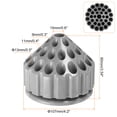 thumbnail image 2 of Uxcell 2pcs Rotating Burring Holder 35 Holes 360 Degree Rotating Mandrel Drill Holder, Grey, 2 of 6