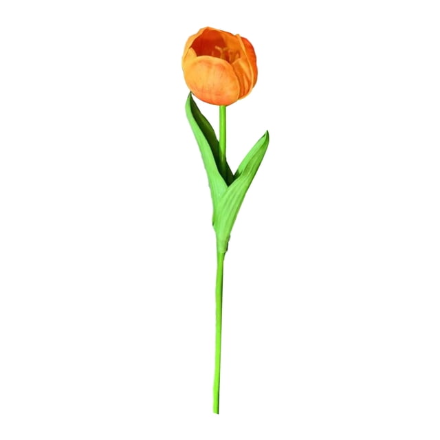 Tulipán artificial de tacto real de 35 cm de PU, tulipán artificial realista con tallo largo para bodas, hogar, centro de mesa, decoración de jardín de primavera.