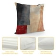 thumbnail image 4 of YINGXI Beige Grey and Red Abstract Art Pillow Cover, White Black Gallery Decorative Throw Pillows Cushion Cover for Bedroom Sofa Living Room 20x20in, 4 of 5