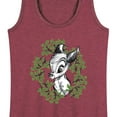 thumbnail image 3 of Bambi - Bambi Wreath - Women's Racerback Tank Top, 3 of 5