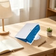 thumbnail image 6 of 8 Pocket Expanding File Folder Portable Accordion Document Organizer With Snap Closure For Office Work White, 6 of 6