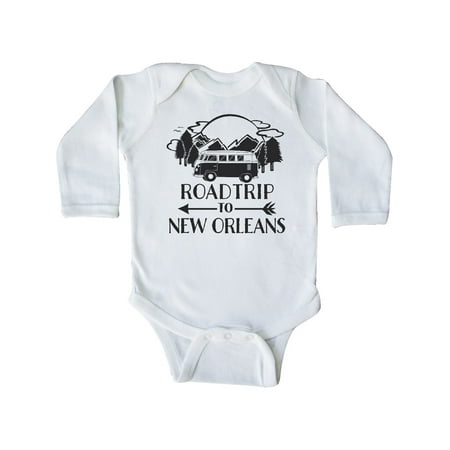 

Inktastic Road Trip To New Orleans Gift Baby Boy or Baby Girl Long Sleeve Bodysuit