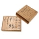thumbnail image 1 of Sellos de madera, 22 piezas Sello de goma de madera Juego de sellos de goma para plantas Sellos de goma Innovación moderna, 1 of 12