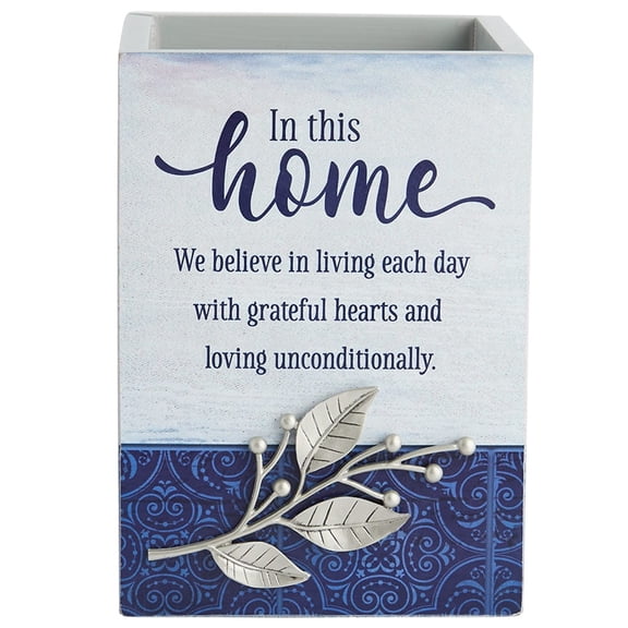 In This Home Collection - Pie Plate, Utensil Crock, Measuring Spoons