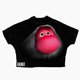 thumbnail image 3 of Nueva camiseta de algodón puro con dibujos animados de anime punk de verano, estilo hip-hop Y2k, estampado de patrón suelto, diseño de tendencia, camiseta casual de nicho, 3 of 5