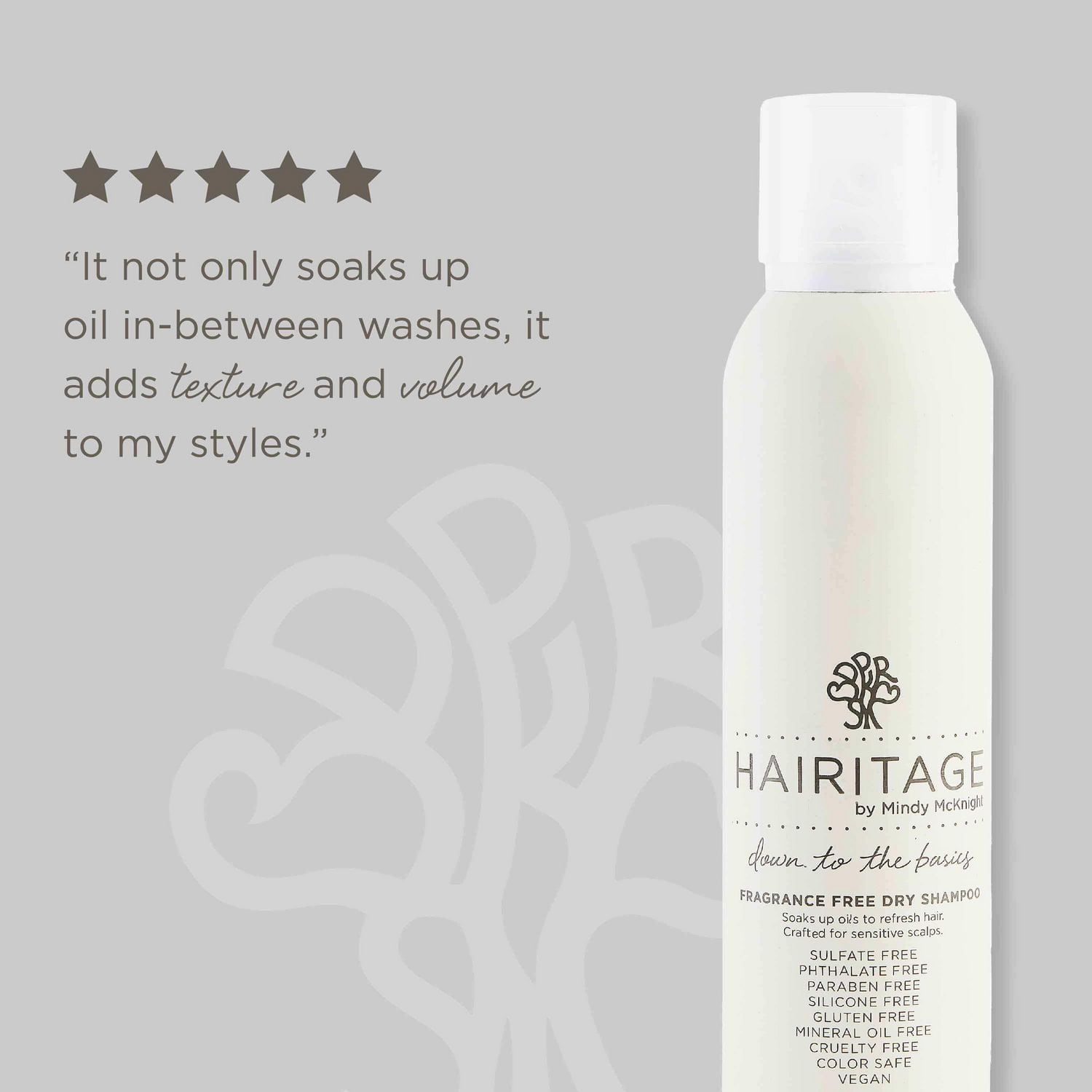 Shampoing sec sans parfum Down To The Basics Shampooing sec