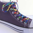 thumbnail image 4 of Bright Rainbow Dots Shoelaces, 4 of 5