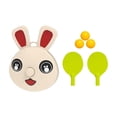 thumbnail image 1 of koolsoo Table Tennis Racket and Ball Set Height Adjustable Hanging Table Tennis Training Rabbit 9x7cm, 1 of 9