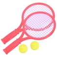 thumbnail image 4 of 1 Pair of Children's Tennis Racket Kids Plastic Badminton Rackets Game Props for Kindergarten Primary School (Size S Random Pattern), 4 of 6