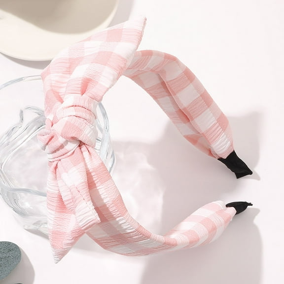 Bradem Fashion Stripe Hair Bow Headbands - Random Color Ears Design, Knot Style, Hair Accessories for Women & Girls