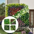50*50CM Artificial Plant Flower Wall Panels UV Realistic Indoor Outdoor
